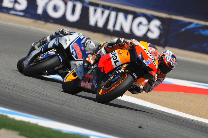 Casey Stoner mit Nolan-Helm.