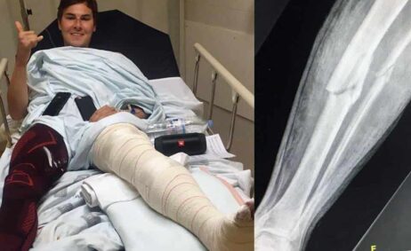 Valentin Guillod im Krankenhaus