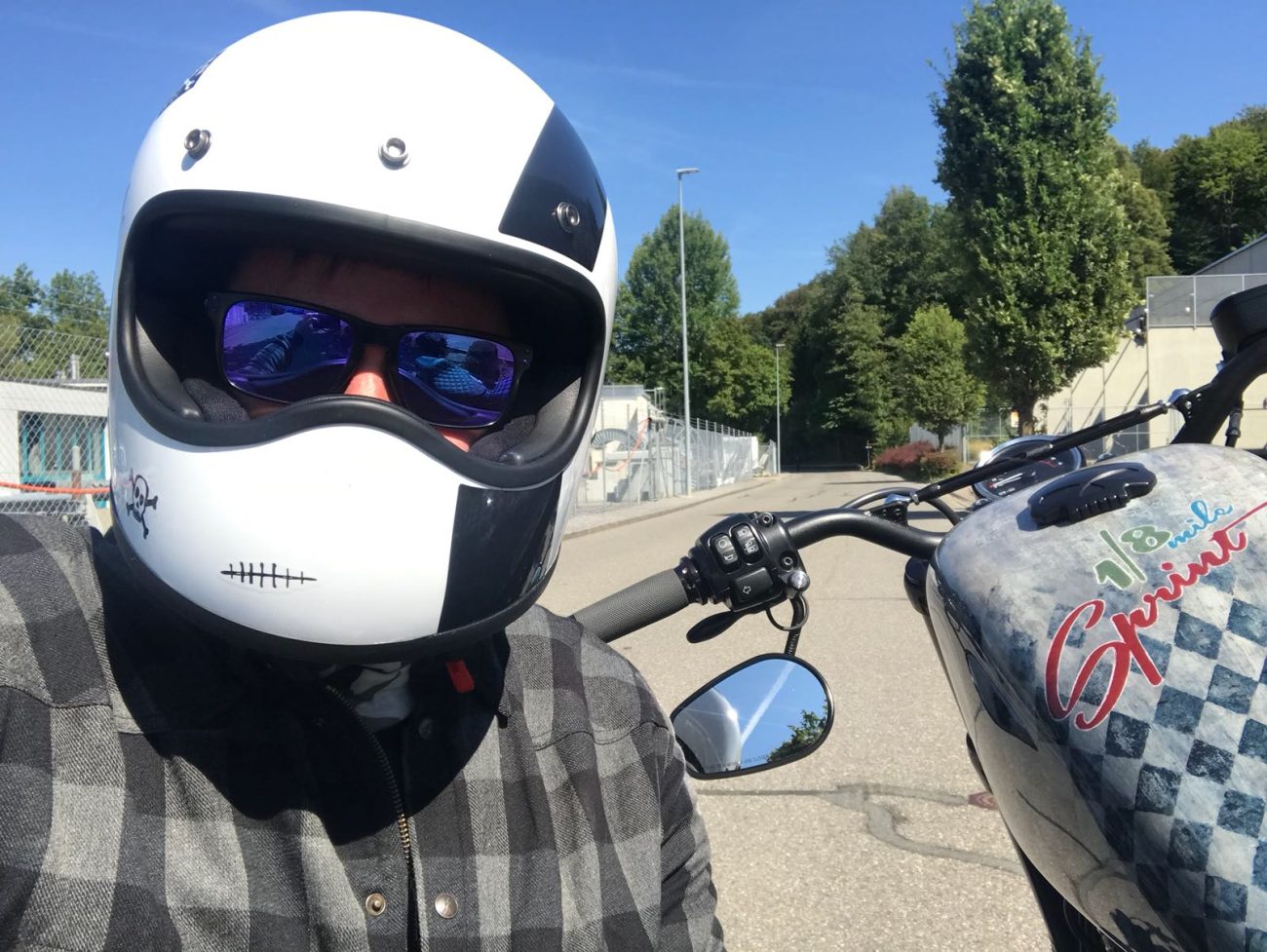 Ramon Näf mit dem Tell Ride Bike 2018.