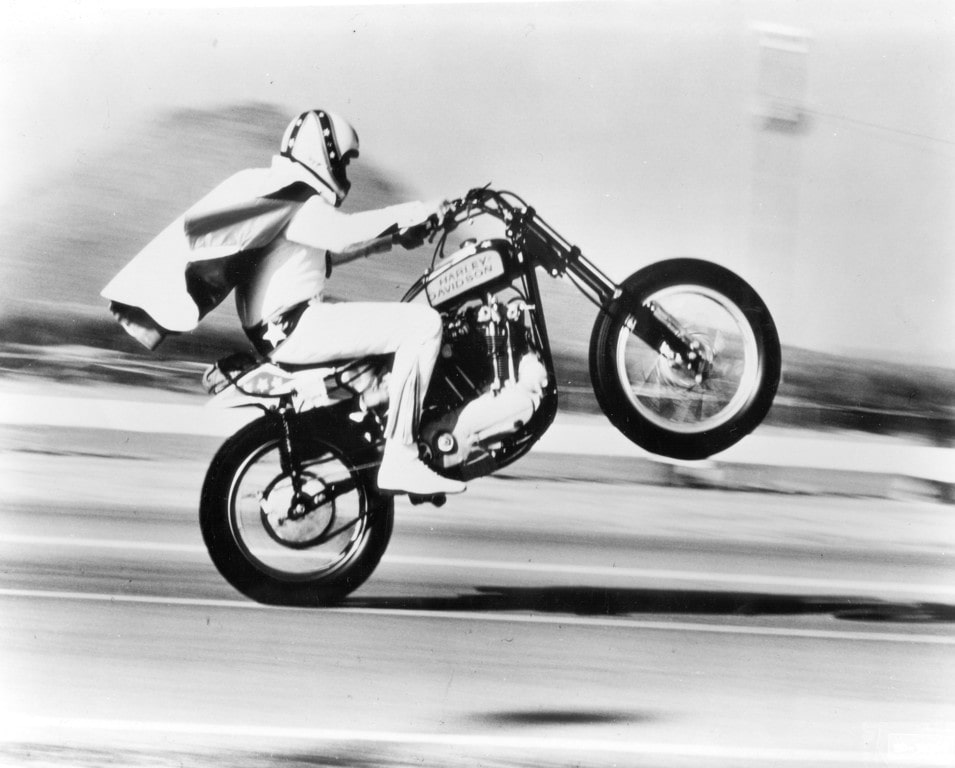 Stuntman Evel Knievel schwor auf die Harley-Davidson XR-750. Foto: ampnet