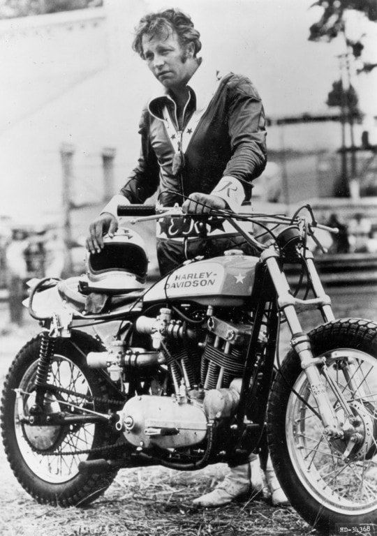 Stuntman Evel Knievel schwor auf die Harley-Davidson XR-750. Foto: ampnet