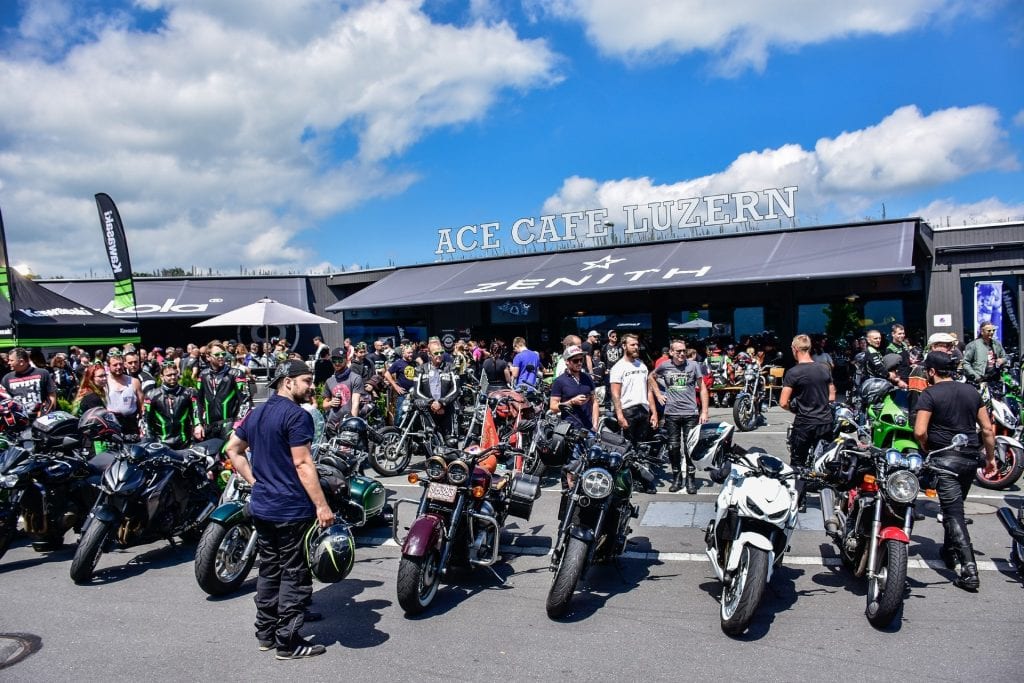 Kawasaki Meet im Ace Cafe Luzern. Foto: Kawasaki Schweiz