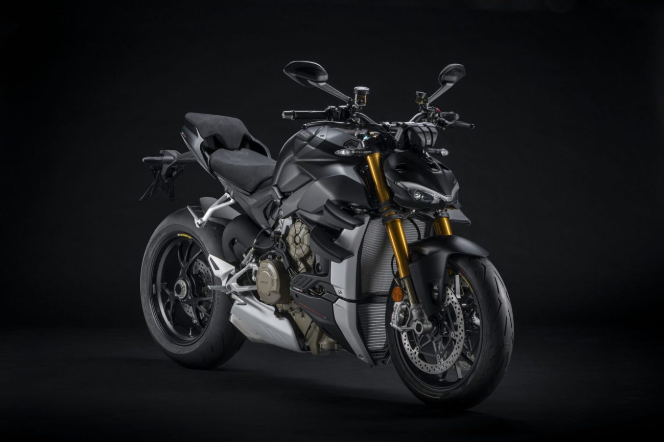 Ducati Streetfighter V4 schwarz Dark Stealth