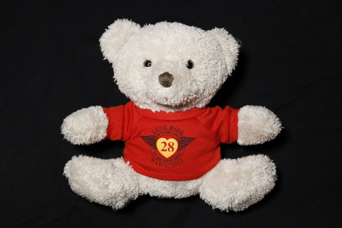 Beliebtes Love Ride-Souvenir: Der Teddybär mit Love-Ride-Shirt. Foto: Dimitri Hüppi