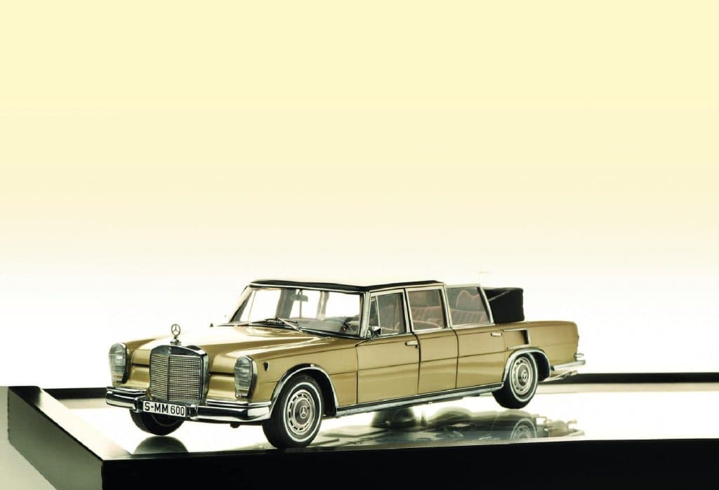 Modellfahrzeug des Jahres 2020: Mercedes-Benz 600 Landaulet von CMC (1:18). Foto: ampnet