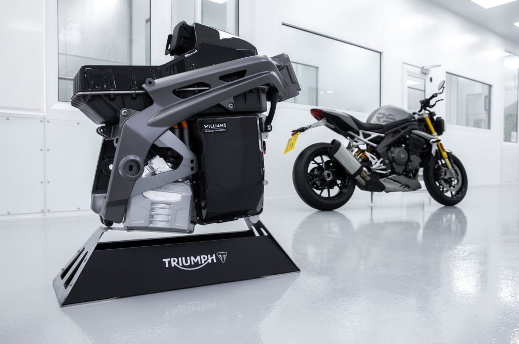 Antrieb des Prototyps Triumph TE-1 - Projekt-Phase 2