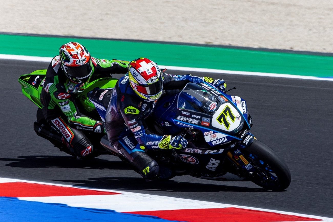 Aegerter und Rea in Misano