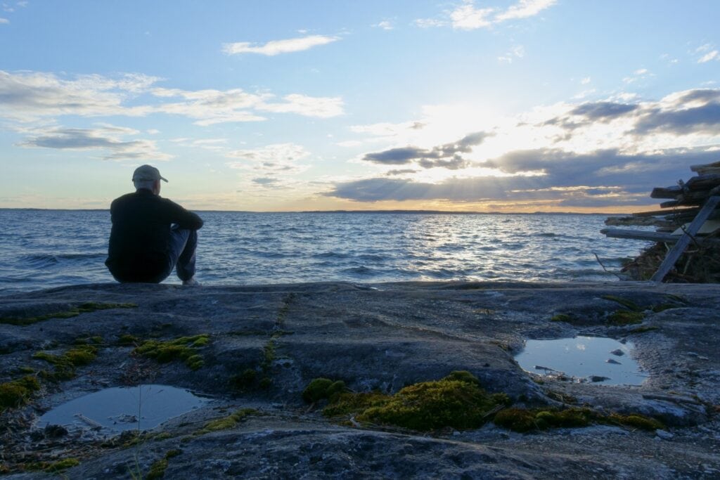 Magische Momente im Mittsommer: Sonnenuntergang erst kurz vor Mitternacht.