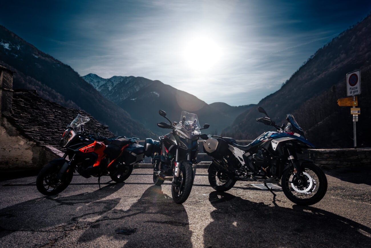 BMW R 1300 GS, Ducati Multistrada V4 S GT, KTM 1290 Super Adventure S