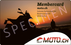 Die neue MOTO.CH-Membercard.